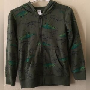 Green Dinosaur Kids Hoodie